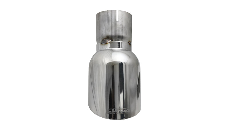 Corsa Performance Single Universal 3.0in Inlet/4.5in Outlet Polished Pro-Series