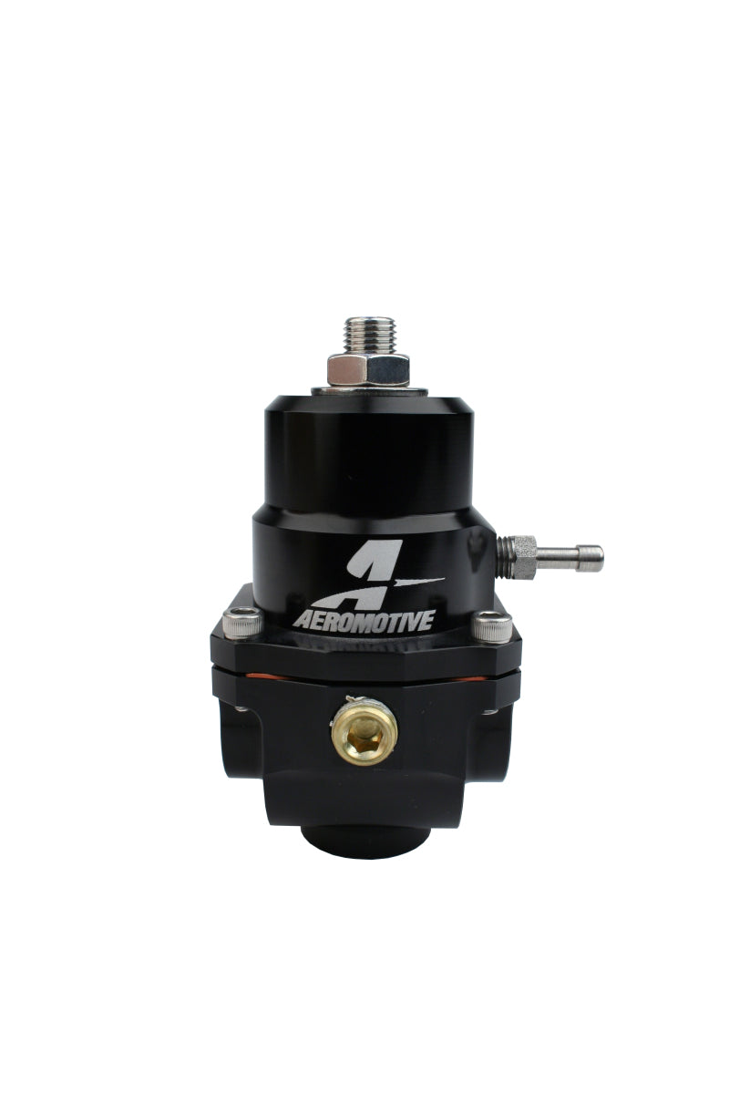 Aeromotive Regulator, X1 Adjustable, 35-75psi, .188 Valve, (2)-08Inlets, -08 Rtrn