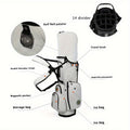 14-Way Adjustable Double Straps Golf Stand Bag