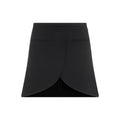 Courreges Ellipse Twill Mini Skirt Women