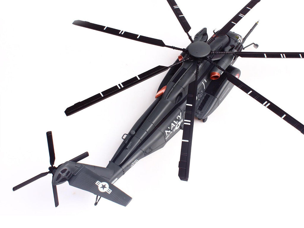 Sikorsky MH-53E Sea Dragon Helicopter "United States Navy Blackhawks Tail Number 06" Dark Gray 1/72 Diecast Model by Panzerkampf