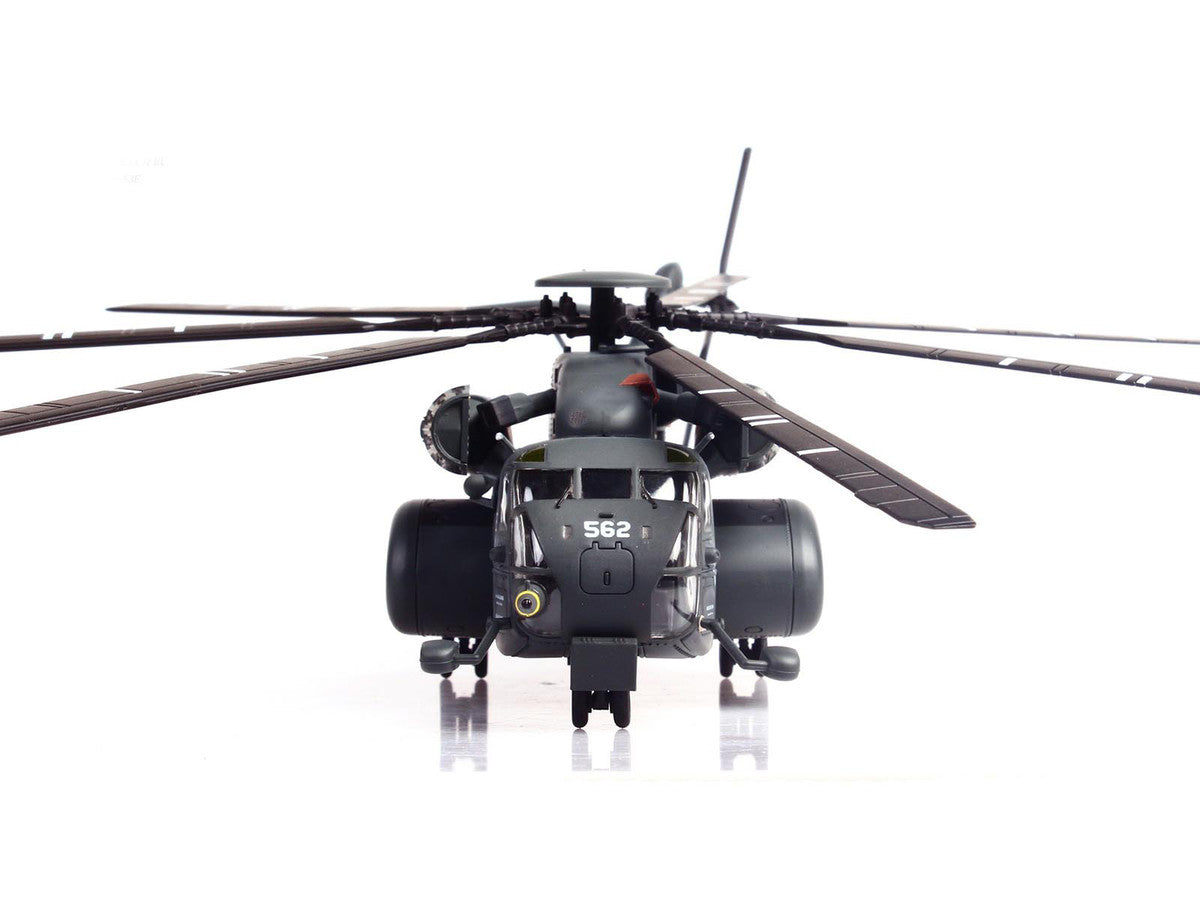Sikorsky MH-53E Sea Dragon Helicopter "United States Navy Vanguard Tail Number 562" Dark Gray 1/72 Diecast Model by Panzerkampf