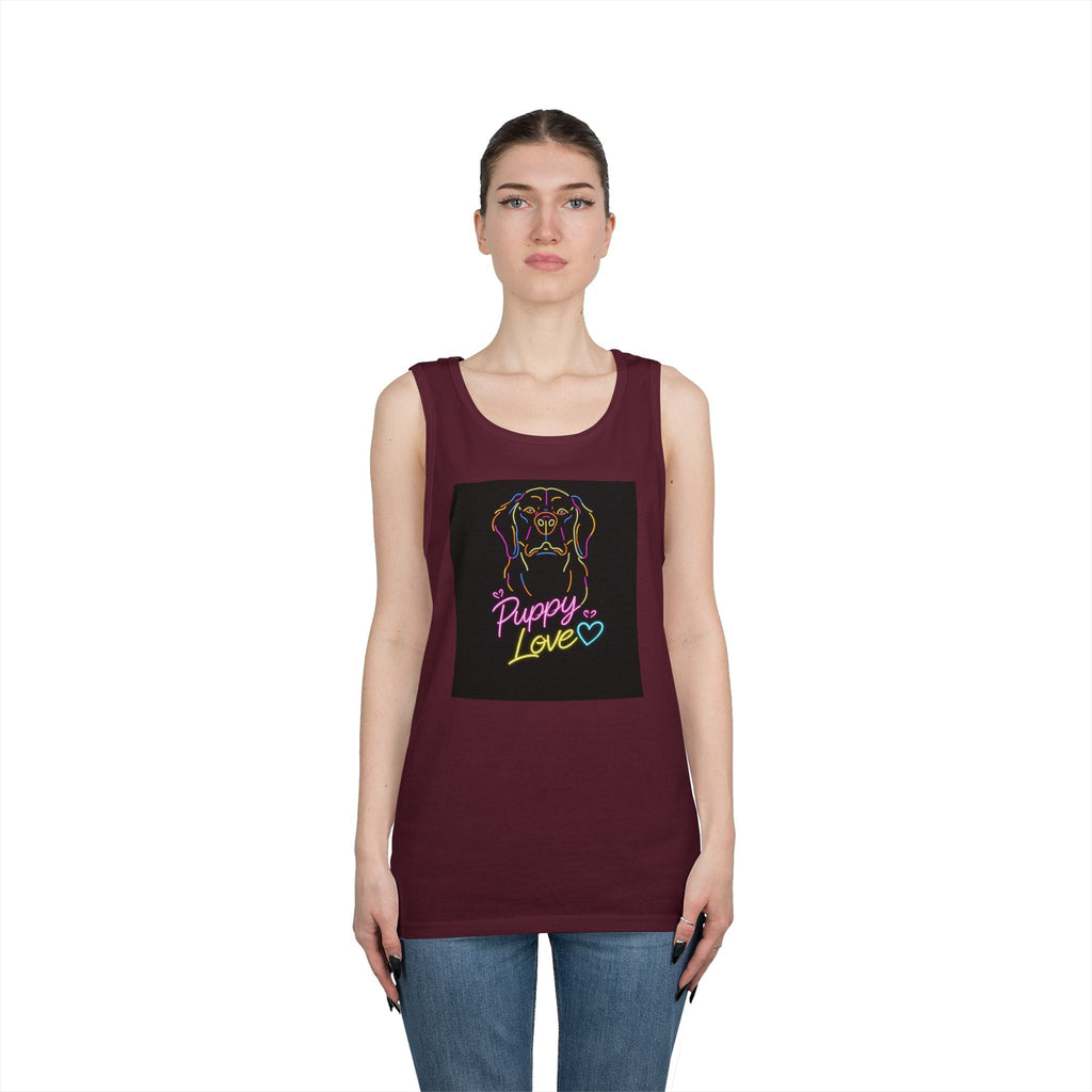 Retro Funny Dog Tank Top — Cute Future Vibes