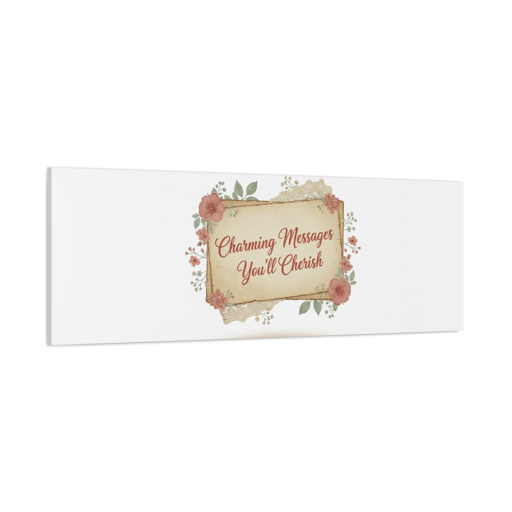 Love Letter Collage Canvas, Vintage Letter Art, Wax Seal Romance Print