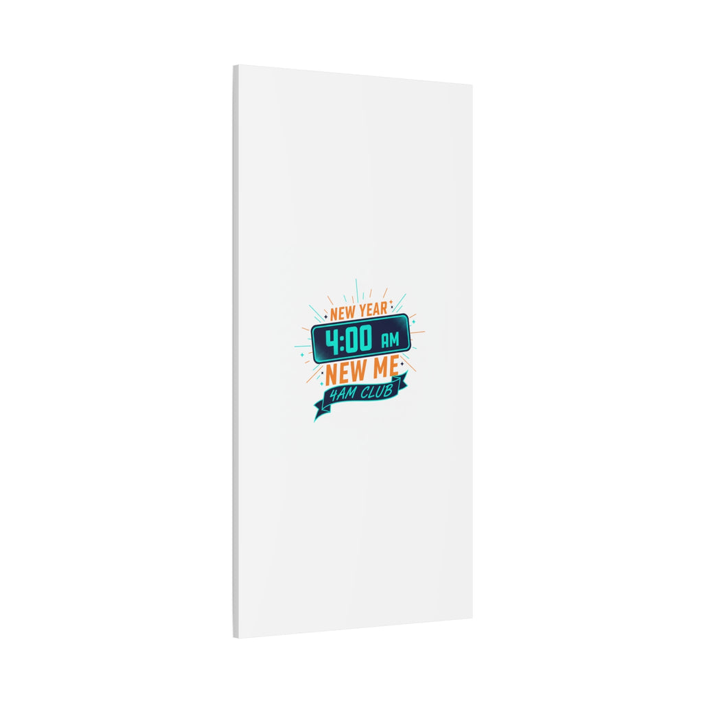 4AM Club New Year Graphic Canvas | Holiday Party Novelty, Festive New Year Decor