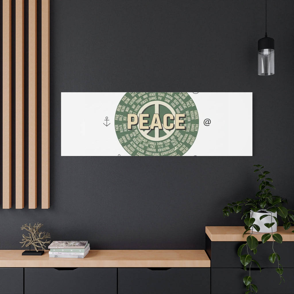 Peace doodle canvas | hand drawn sketch aesthetic, handwritten message