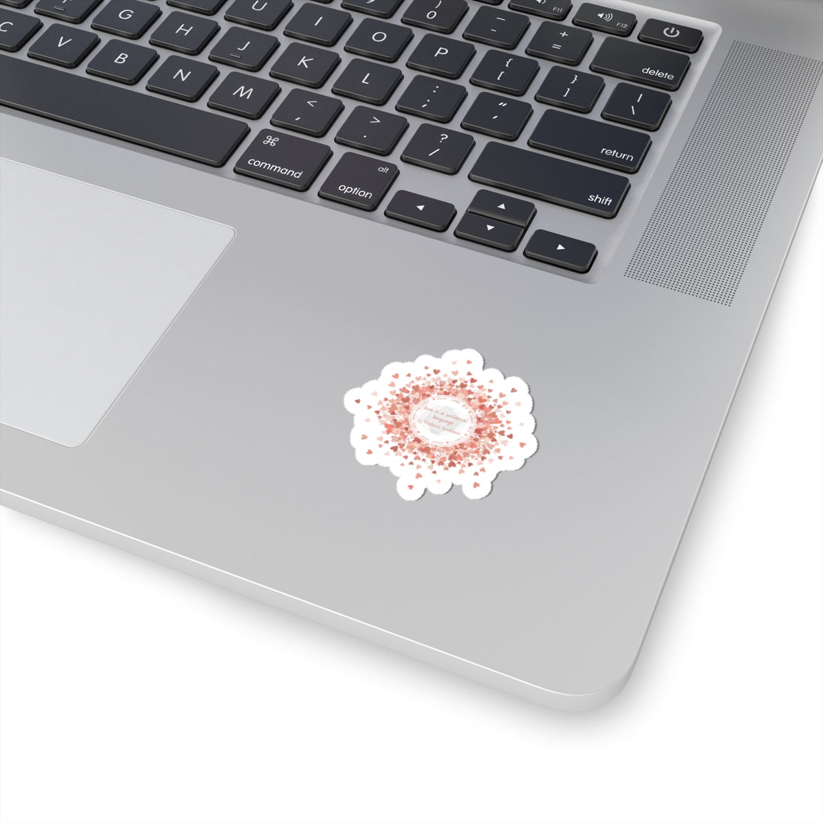 Tiny Heart Confetti Kiss-Cut Stickers | micro heart pattern, valentine doodle