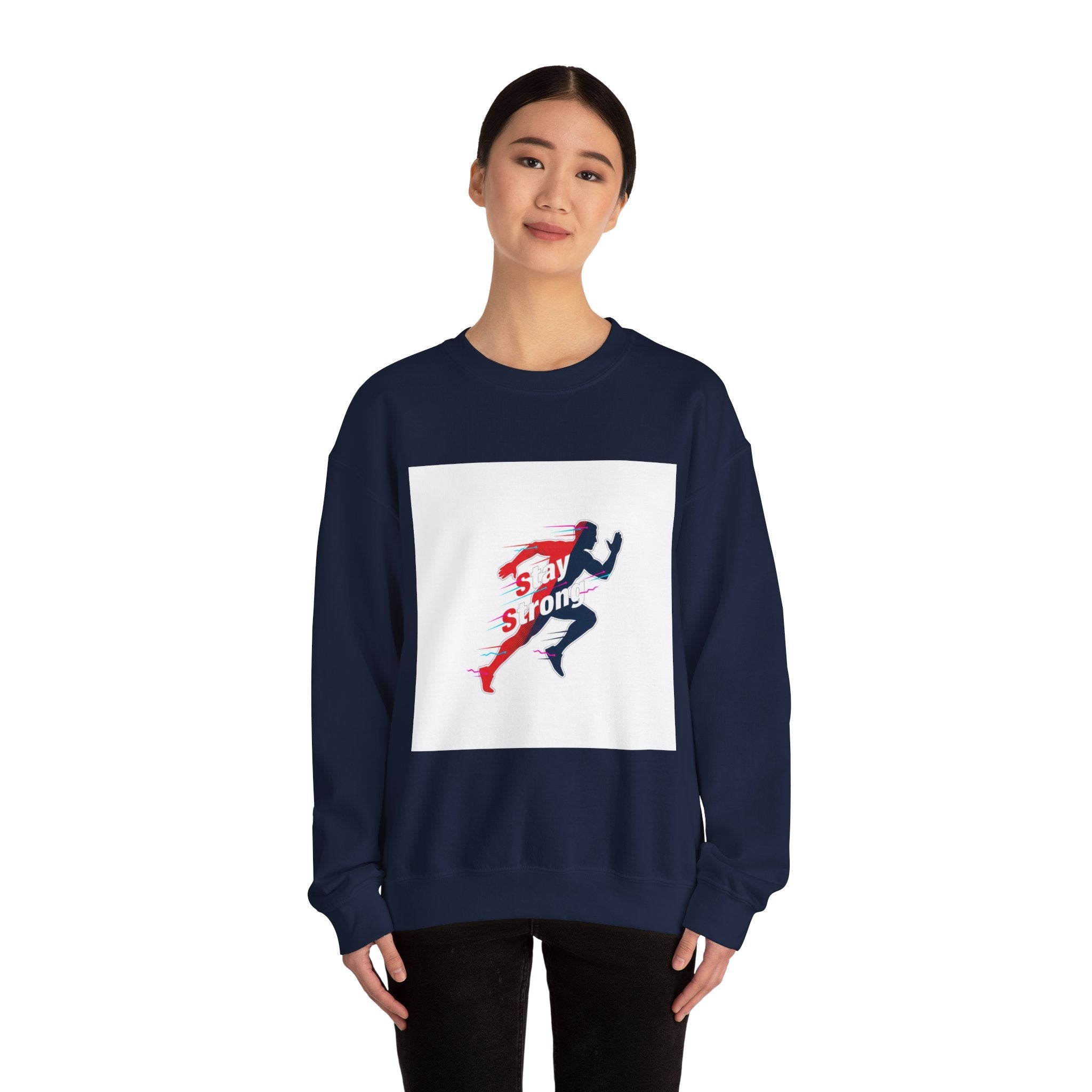 Stay Strong Runner Sweatshirt | Fitness Motivation, Activewear Workout