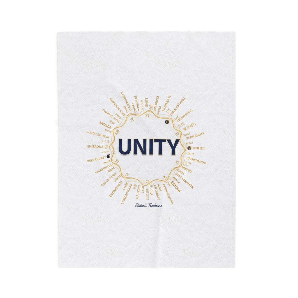 UNITY Velveteen Blanket | sober curious, Dry January mocktail pride