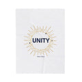 UNITY Velveteen Blanket | sober curious, Dry January mocktail pride