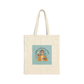 Teacher Life Illustration Tote | Classroom Pride, School Humor Cotton Canvas