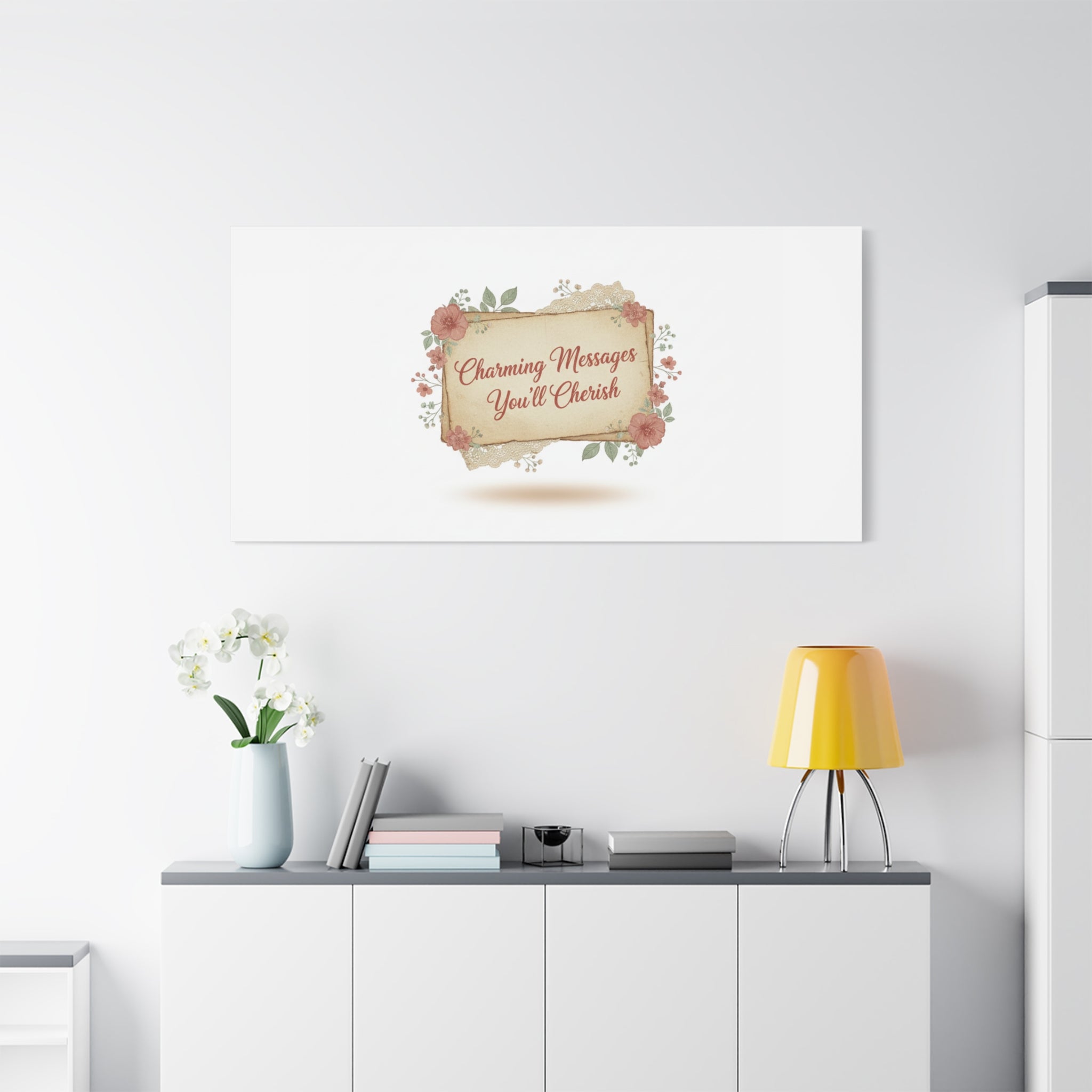 Love Letter Collage Canvas, Vintage Letter Art, Wax Seal Romance Print