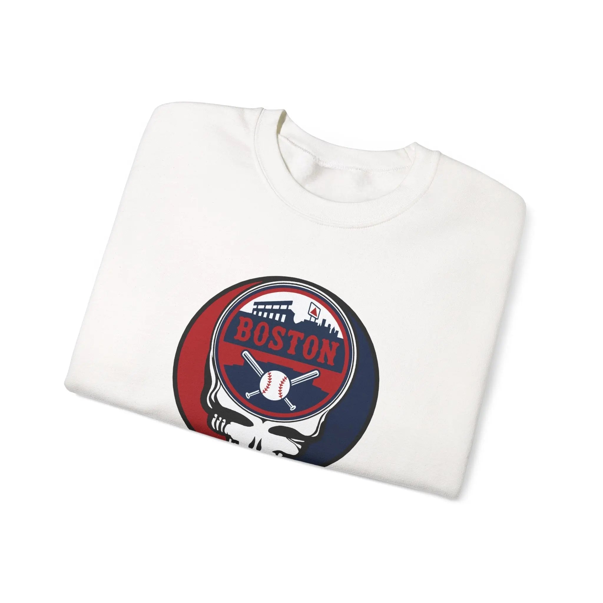 Boston Red Sox Original Stealie Grateful Dead Crewneck Grateful Dead Sweatshirt