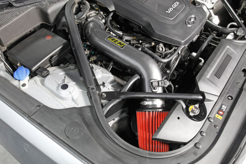 AEM Induction AEM 2015 Hyundai Genesis 3.8L-V6 F/I Silver Cold Air Intake 21-796C