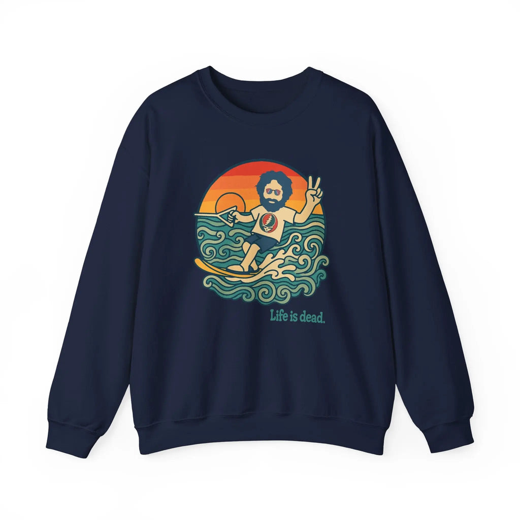 Waterskiin' Jerry Life is dead.® Crewneck