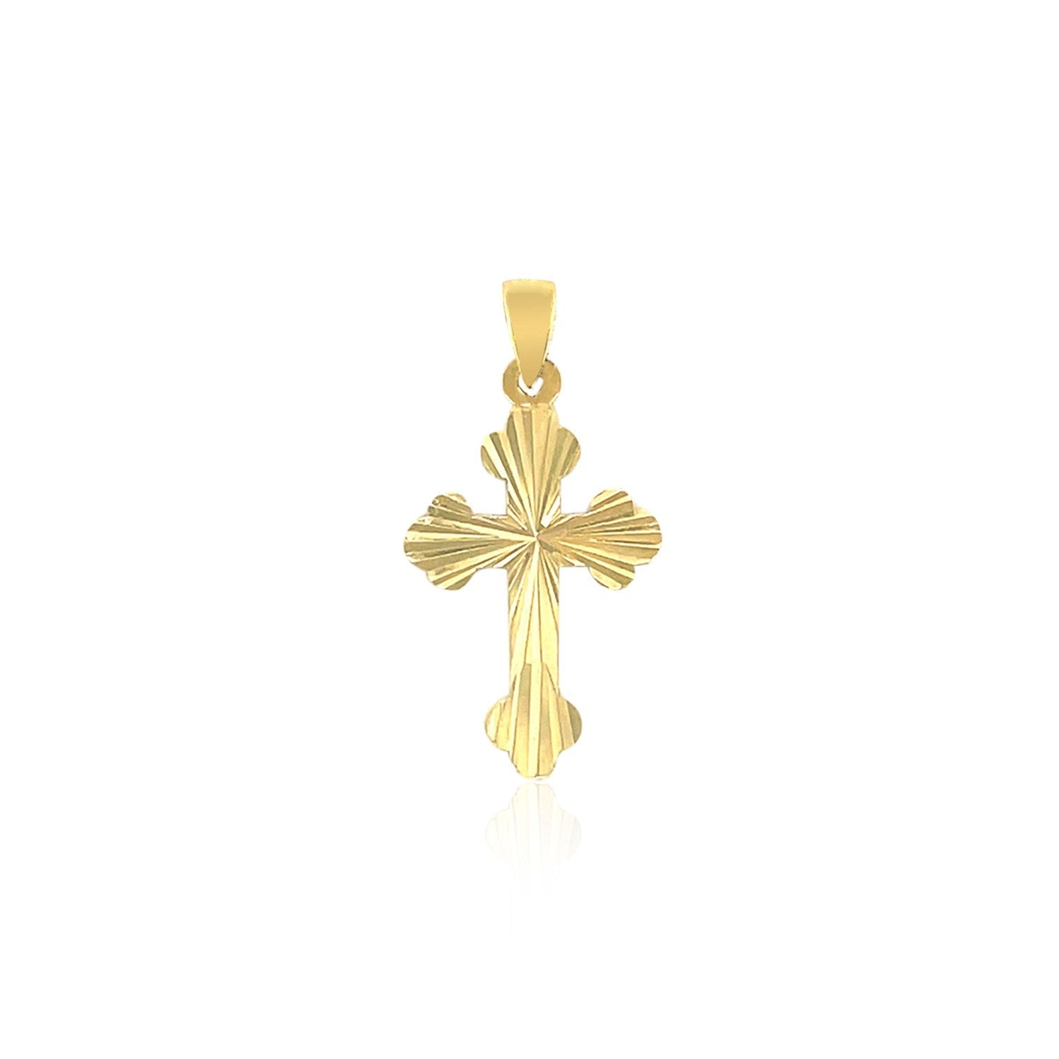 14k Tri Color Gold Cross Pendant - PhishStones Products