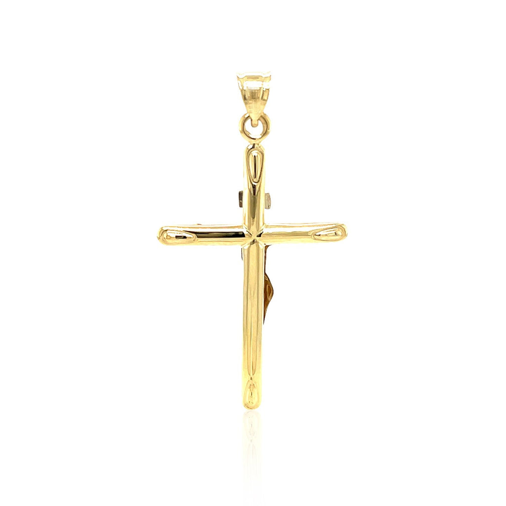 14k Two Tone Gold Cross Pendant - PhishStones Products