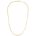 14k Yellow Gold Necklace with Polished Circles - PhishStones Products