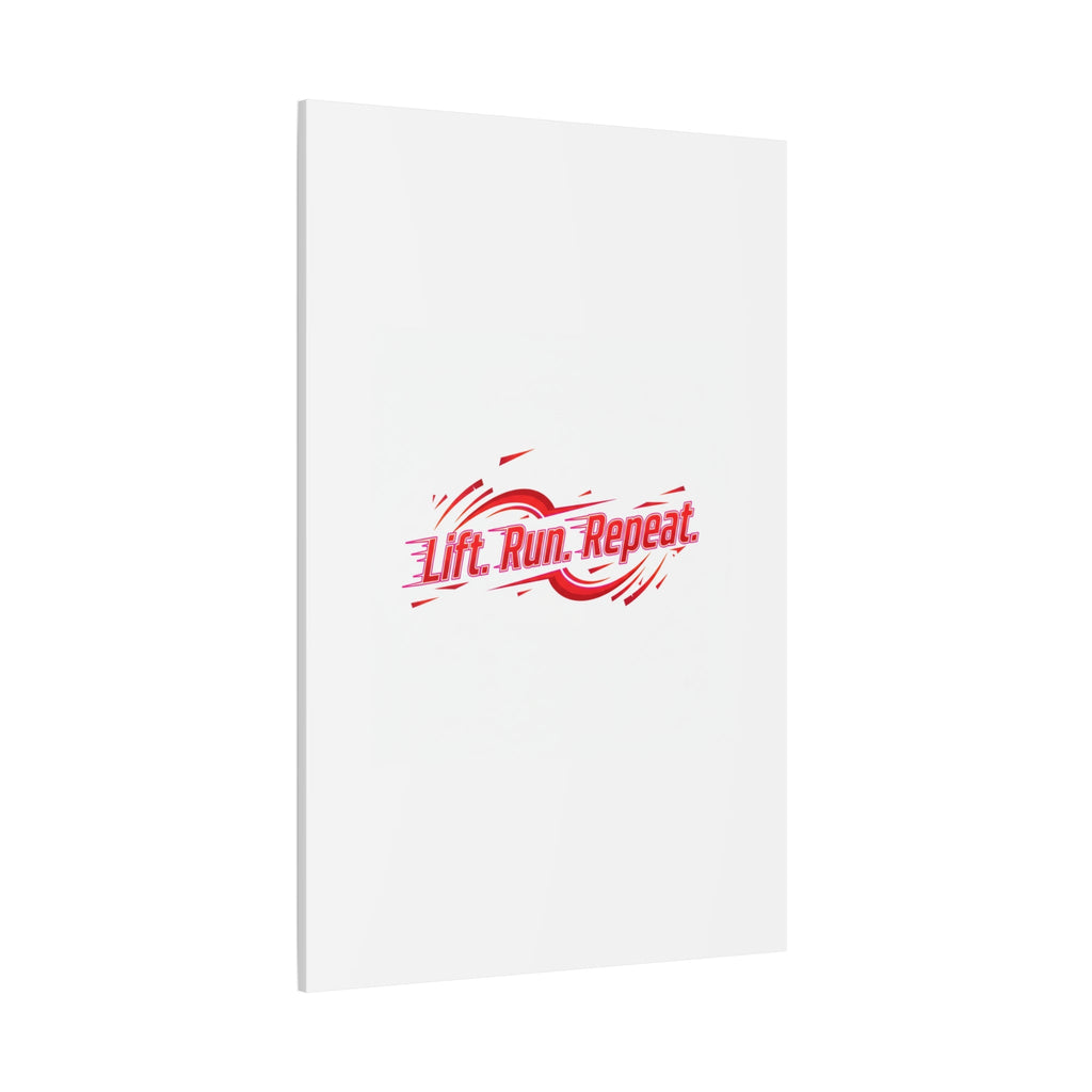 Lift Run Repeat Canvas | Fitness Wall Art, Gym Motivation