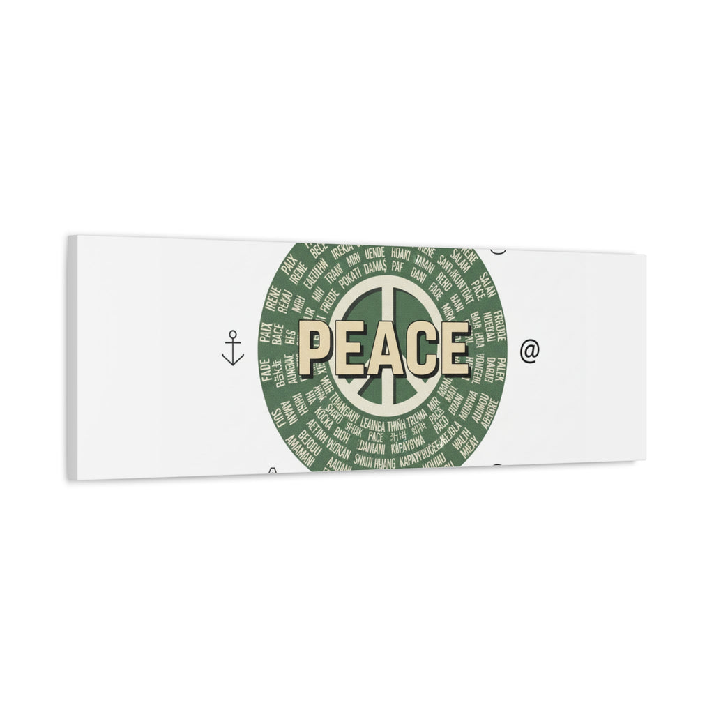 Peace doodle canvas | hand drawn sketch aesthetic, handwritten message