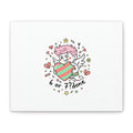Weird Cupid heart illustration Canvas | Weird Valentine, quirky chaotic love