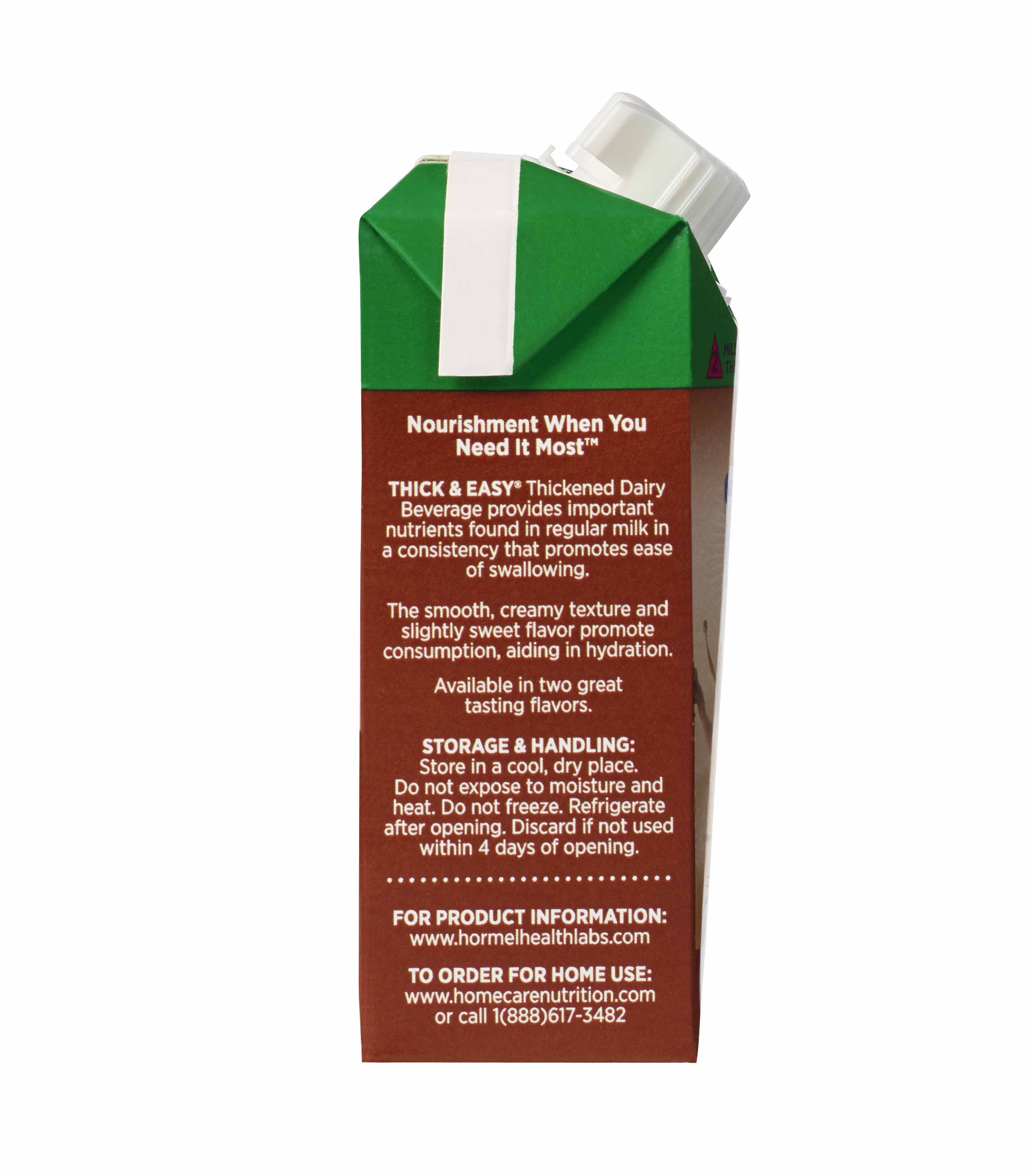 Thick & Easy® Dairy Nectar Consistency Chocolate Milk Thickened Beverage 72447