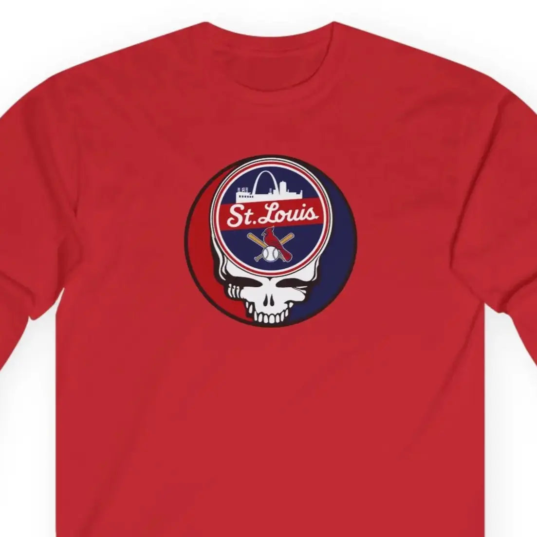 St. Louis Cardinals Original Stealie Long Sleeve T-Shirt