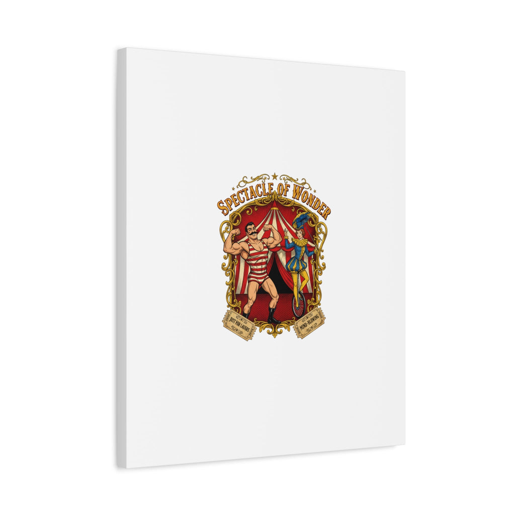 Spectacle of Wonder Circus Art Print, Canvas | Vintage Carnival Design