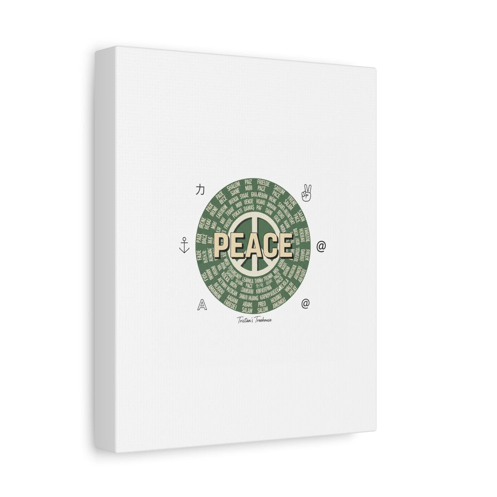 Peace doodle canvas | hand drawn sketch aesthetic, handwritten message