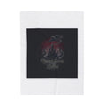 Medieval Castle Raven Velvet Throw Blanket | Castlecore, Dark Academia