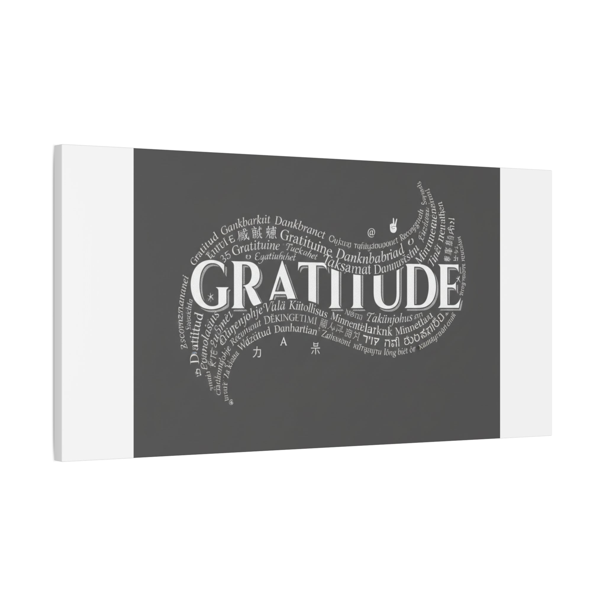 Gratitude Wall Art Matte Canvas | Tiny Treats, sweet uplifting print