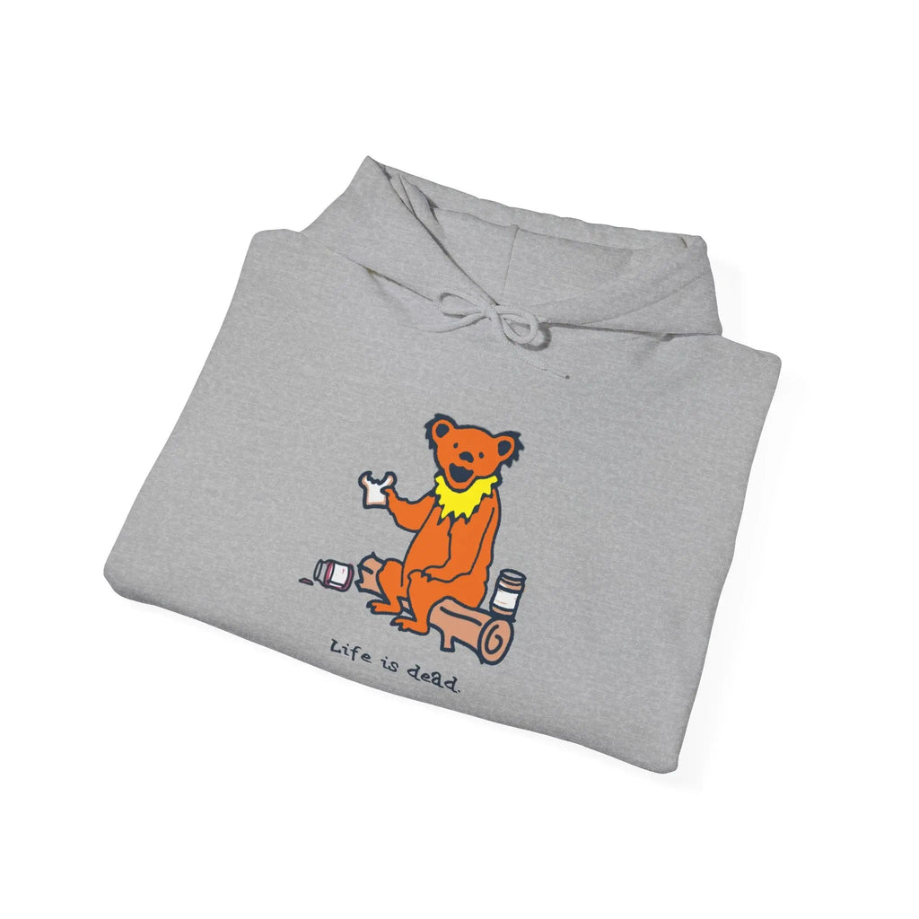 Life is dead.® Snackin' Bear Grateful Dead Hoodie