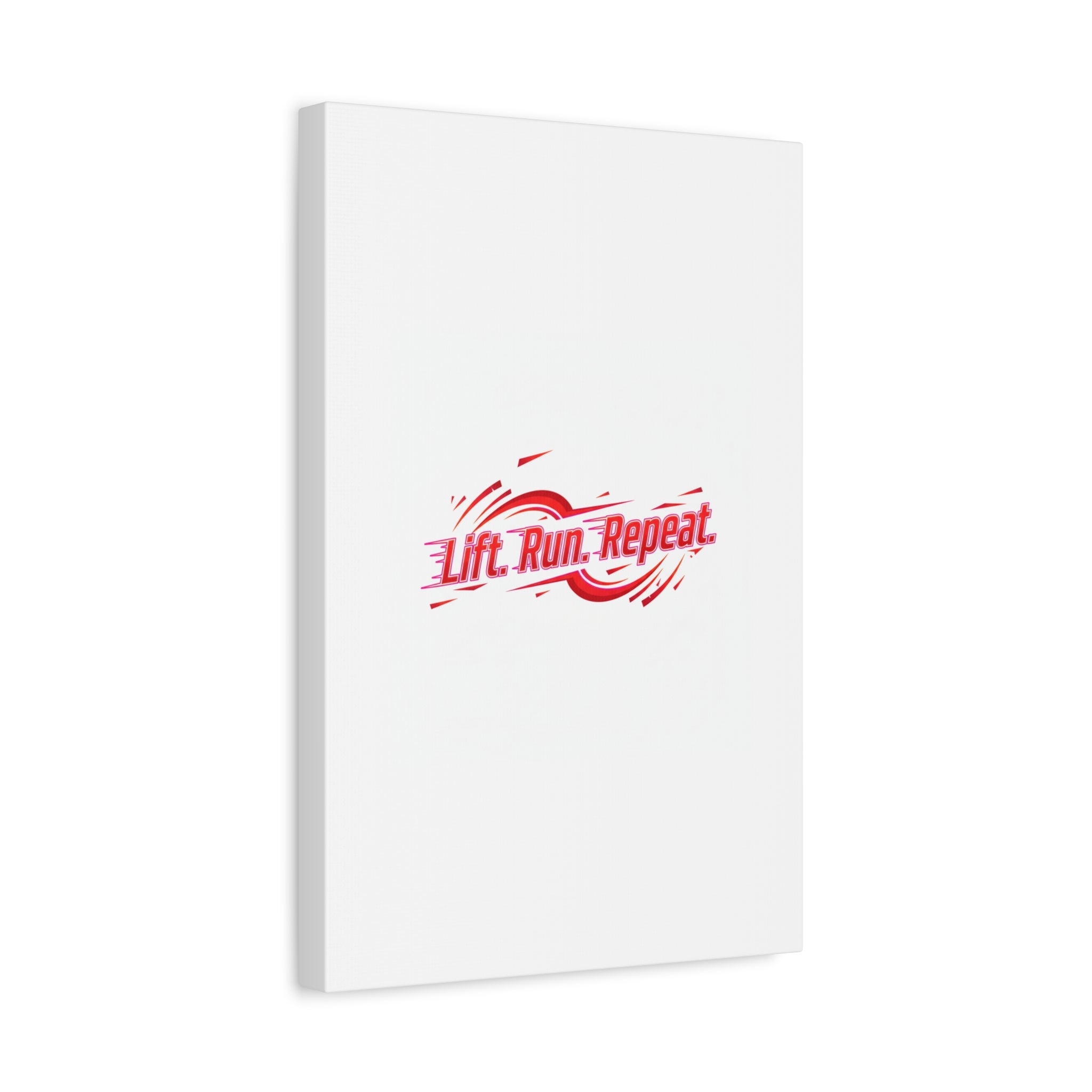 Lift Run Repeat Canvas | Fitness Wall Art, Gym Motivation