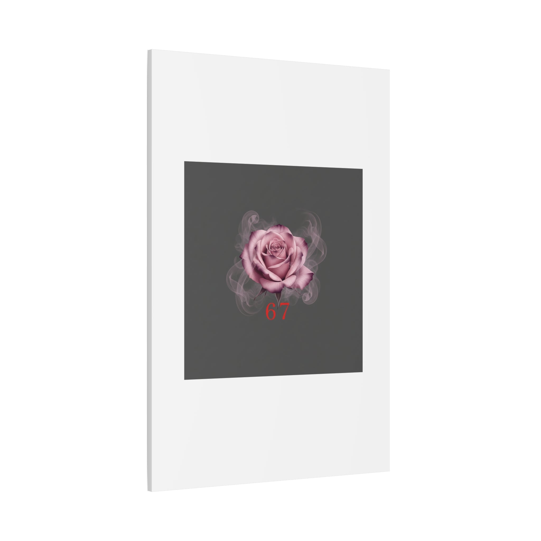 6 7 Valentine's Canvas | Viral Gothic Rose Wall Art | 6 7 Meaning Dark Romance