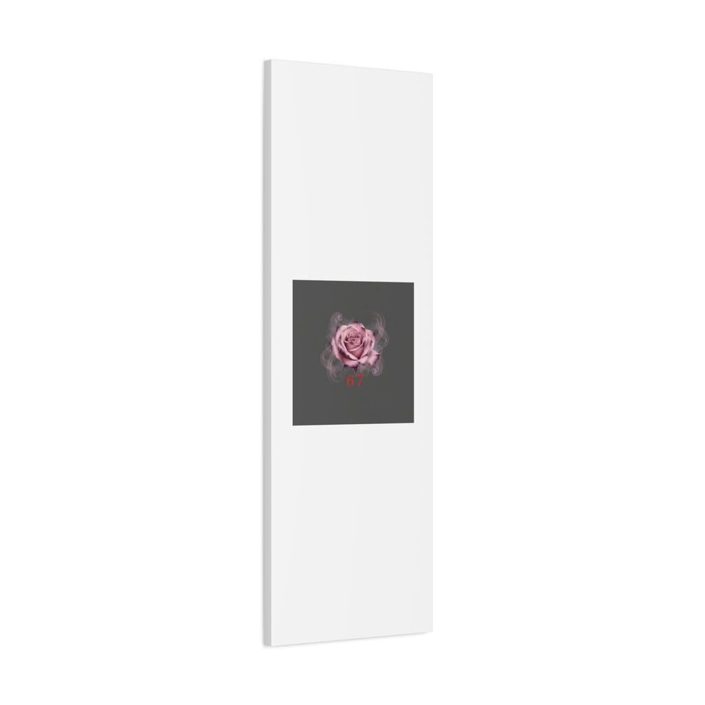 6 7 Valentine's Canvas | Viral Gothic Rose Wall Art | 6 7 Meaning Dark Romance