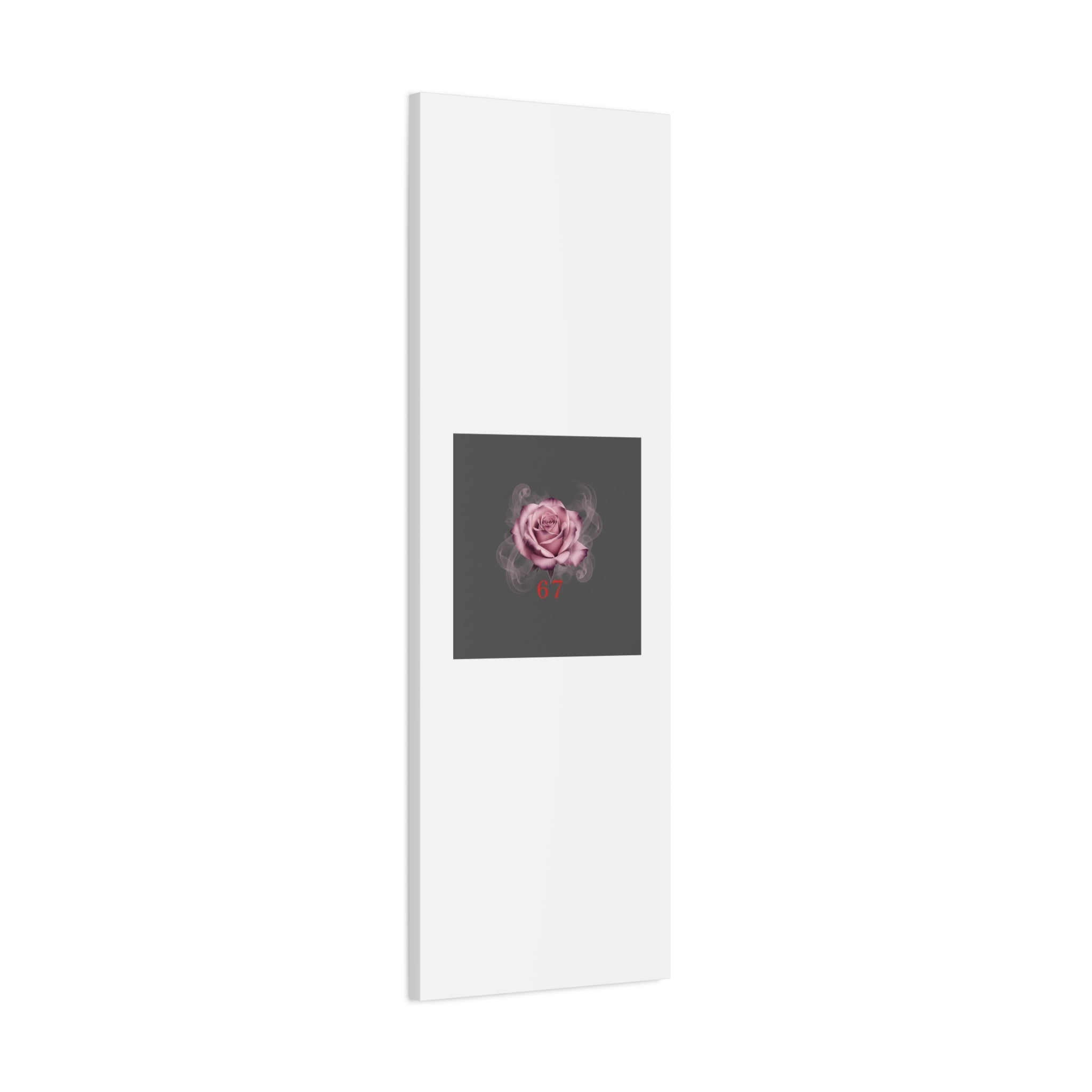 6 7 Valentine's Canvas | Viral Gothic Rose Wall Art | 6 7 Meaning Dark Romance