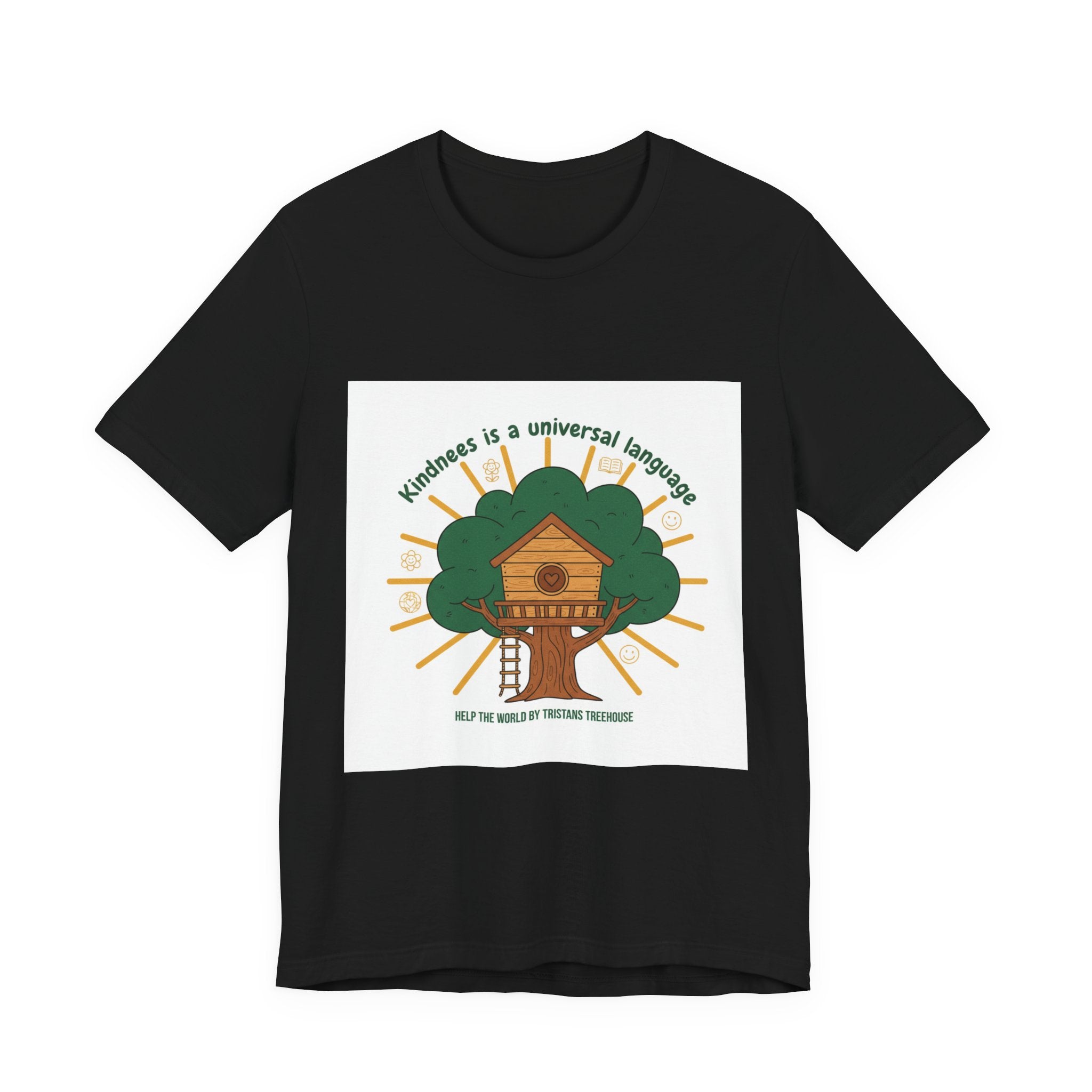 Kindness Is a Universal Language Tee | eco tee, climate humor