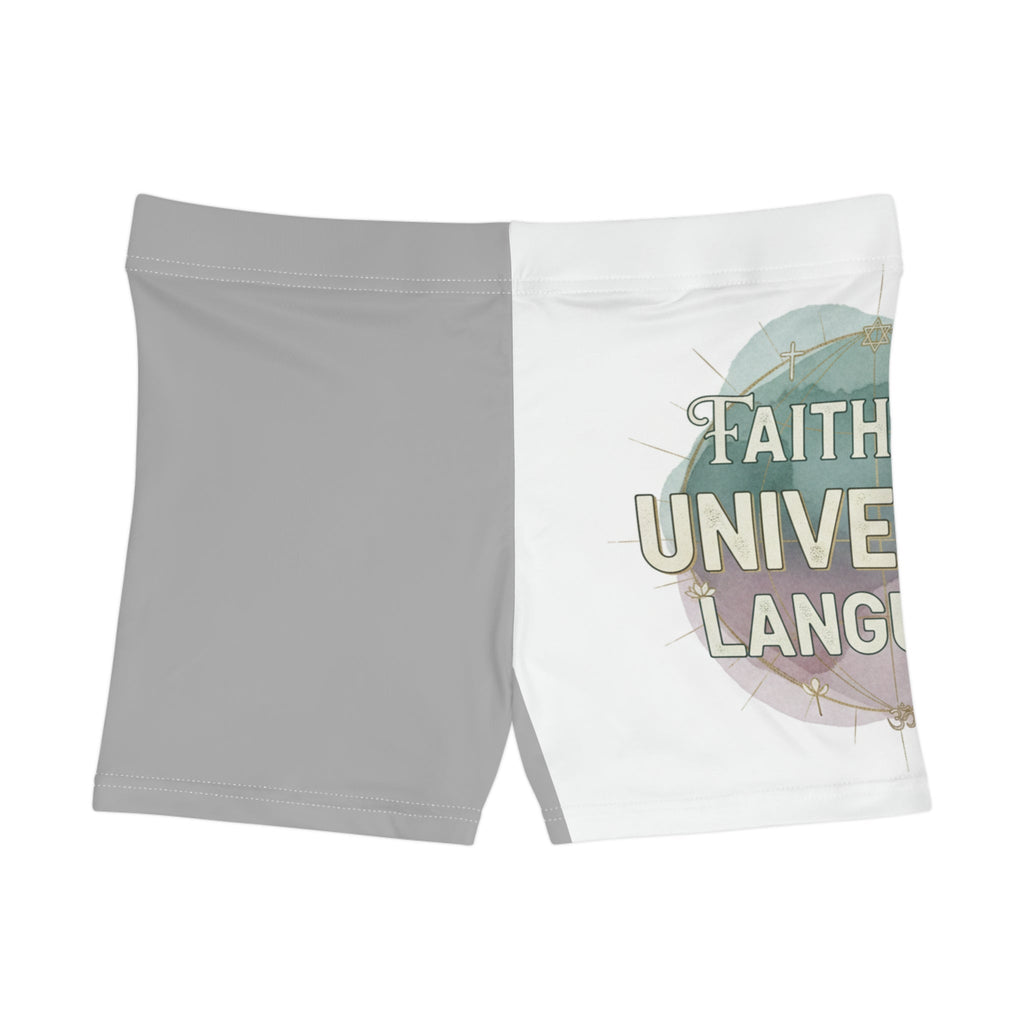 FaithIs a Universal Language Women's Shorts