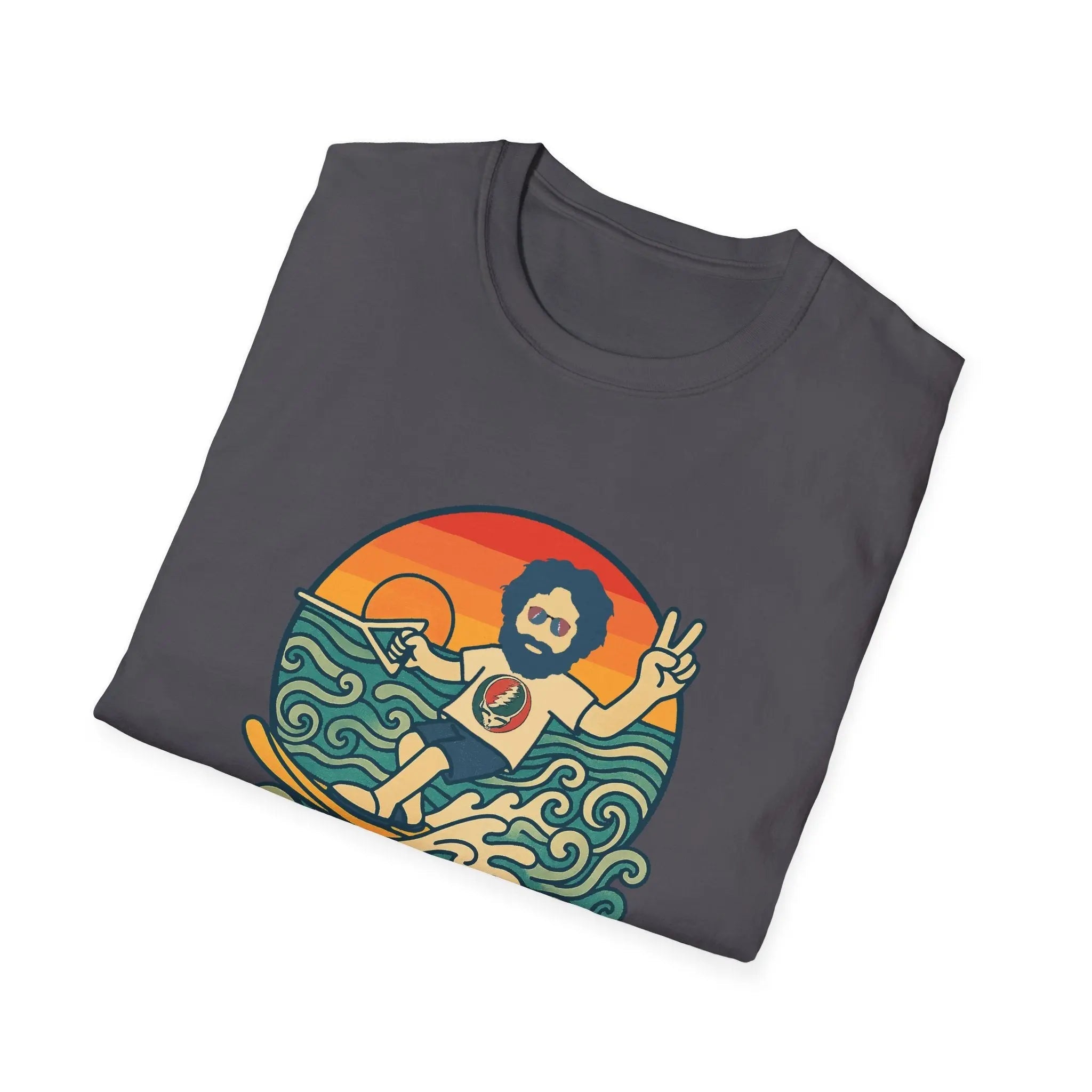 Jerry's Ridin' The Wake Life is dead.® Grateful Dead T-Shirt
