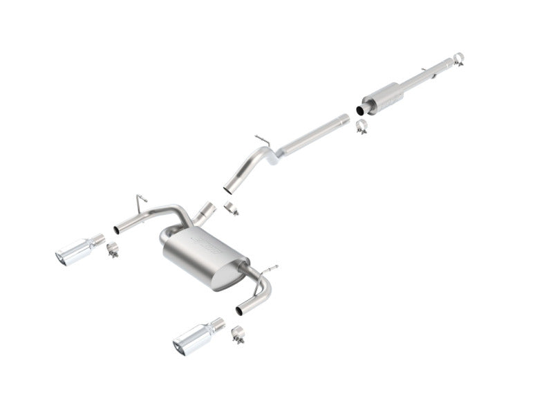 Borla 12-16 Jeep Wrangler JK 3.6L AT/MT 4Wheel 4dr Truck Single Split Rear Exit Catback Exhaust 140459