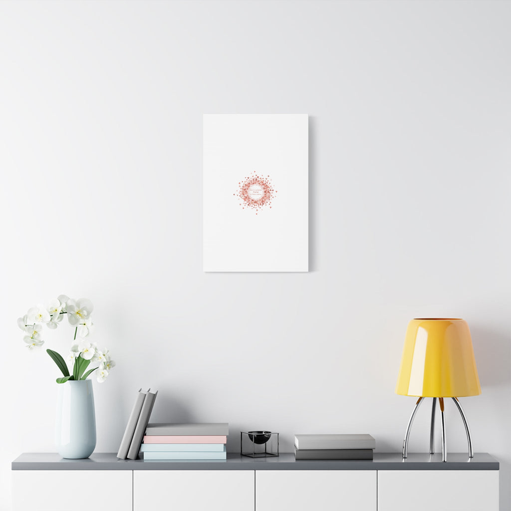 Tiny Heart Confetti Canvas | Matte Stretched Wall Art