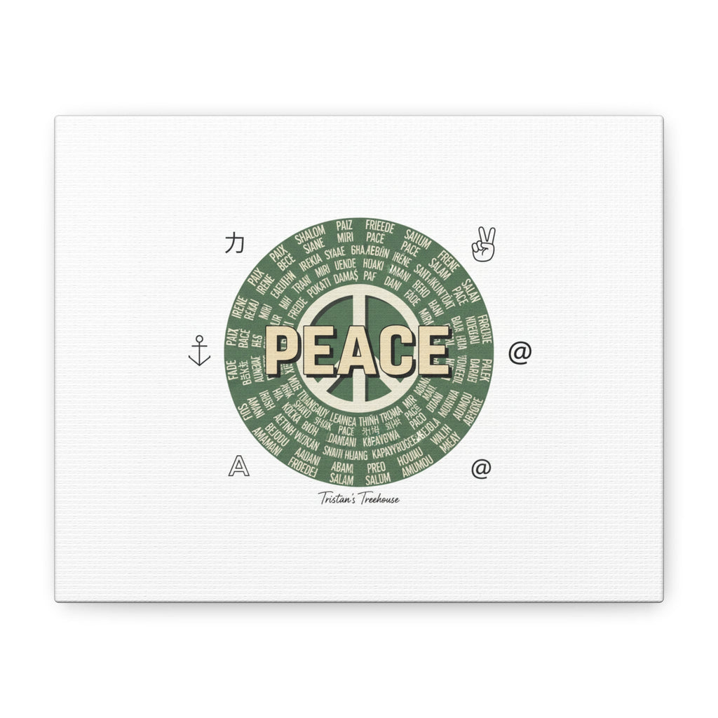 Peace doodle canvas | hand drawn sketch aesthetic, handwritten message