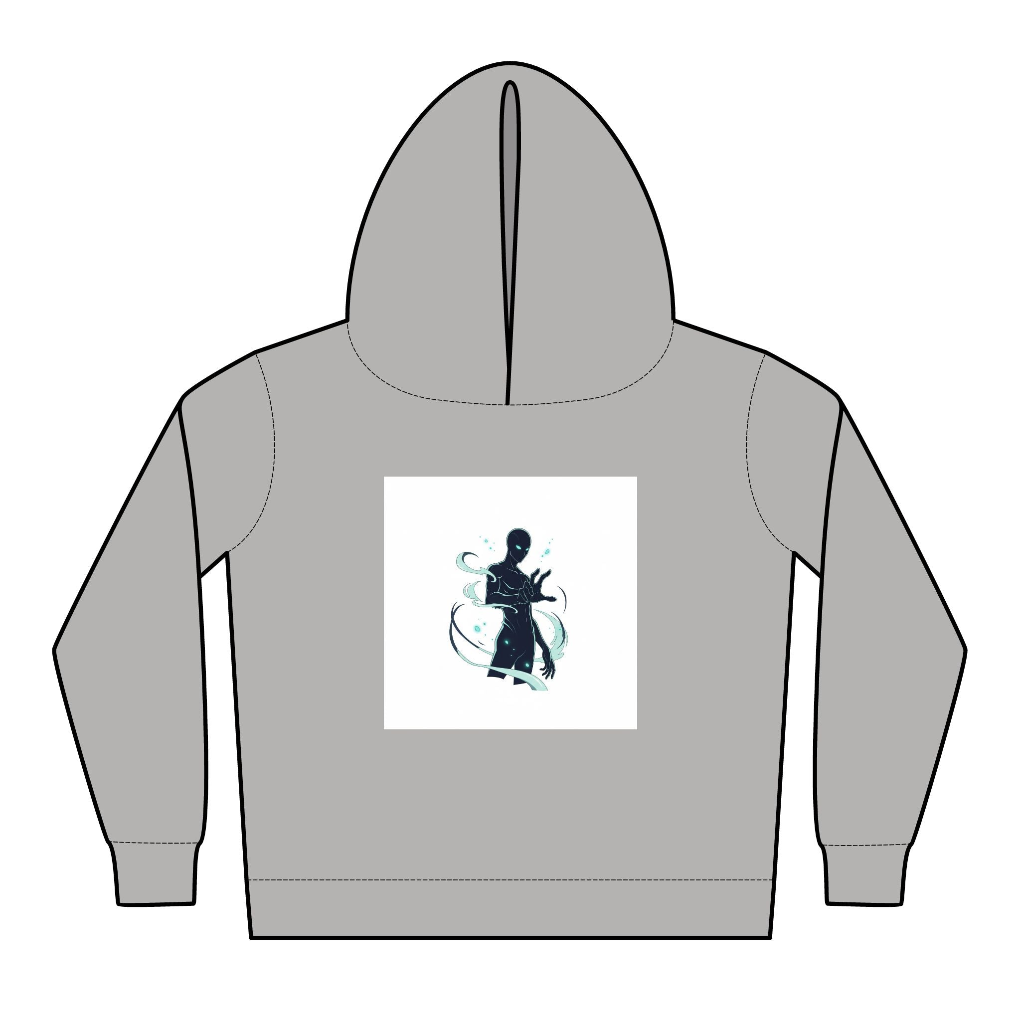 Toddler Hoodie with Silhouette Surfer Graphic — Cozy Fleece Pullover for Kids