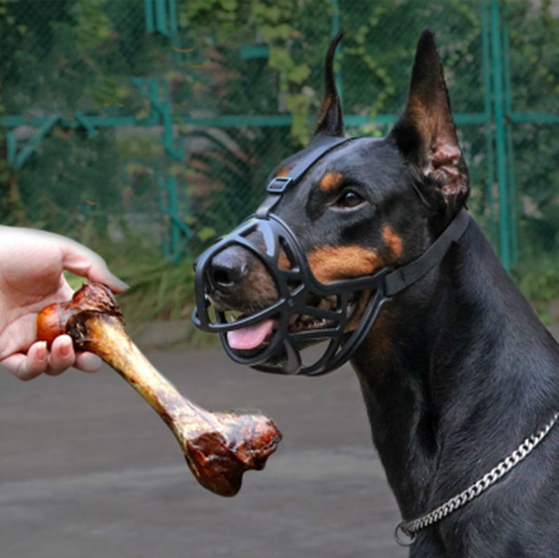 Mask Golden Retriever Bark Stopper Pet Muzzle