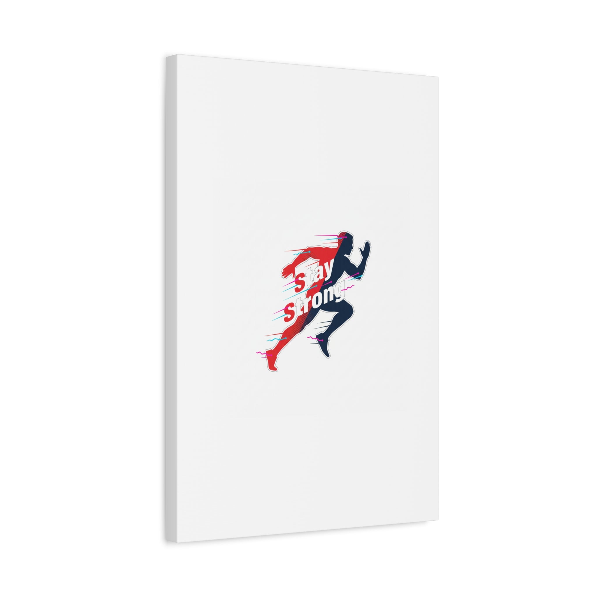 Stay Strong Runner Canvas | Fitness Motivation, Gym Wall Art