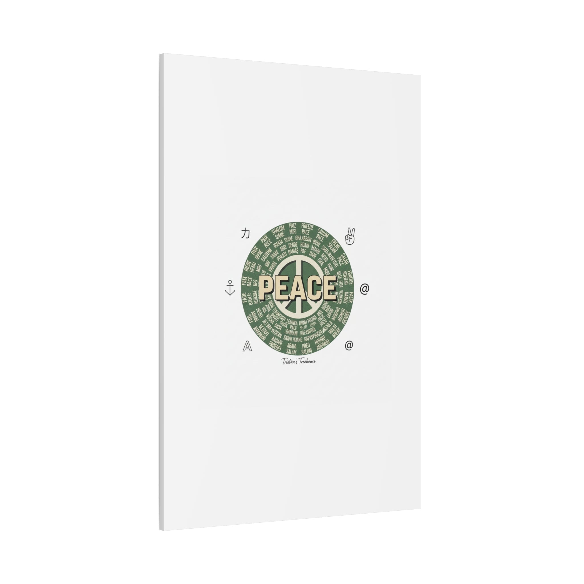 Peace doodle canvas | hand drawn sketch aesthetic, handwritten message
