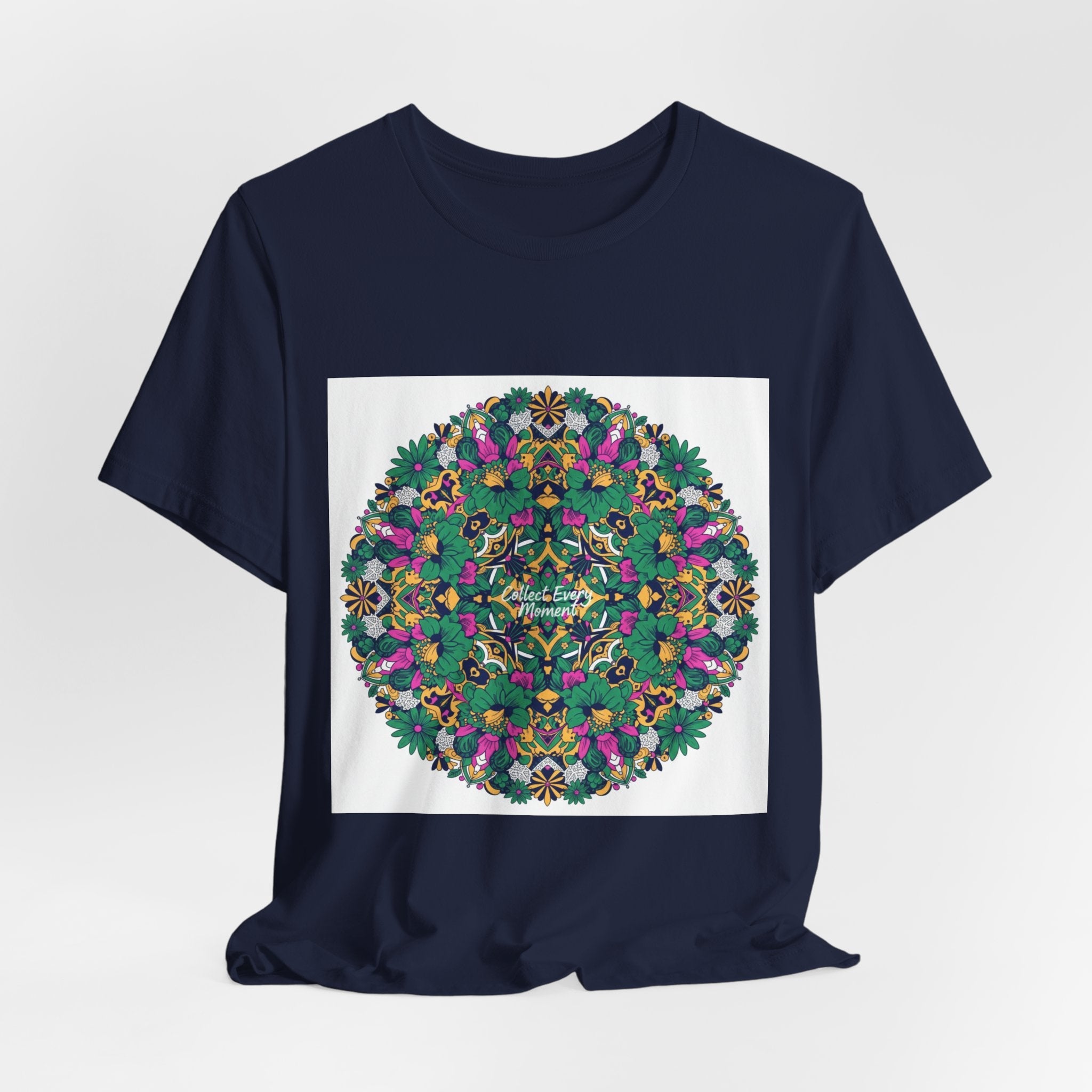 Psychedelic Botanical Mandala Tee | Festival Graphic T-Shirt