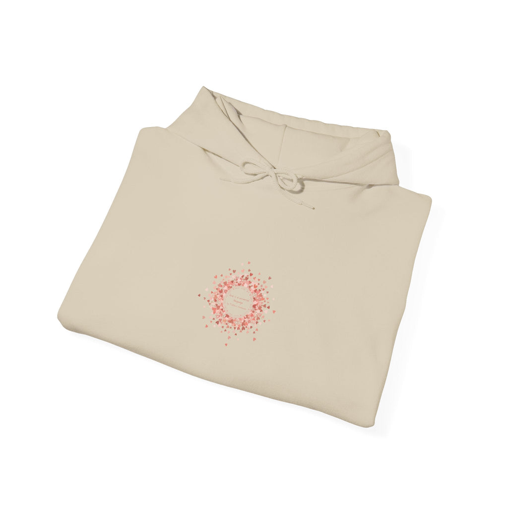 Tiny Heart Confetti Wreath Hoodie | tiny heart design, valentine doodle