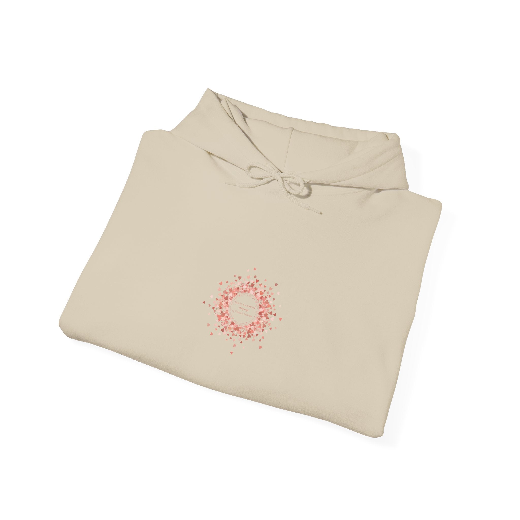 Tiny Heart Confetti Wreath Hoodie | tiny heart design, valentine doodle