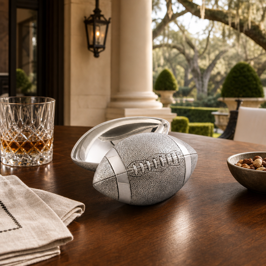 Football Lidded Box Catchall